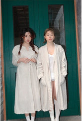 Gloria Linen Cotton Robe